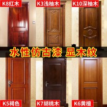 Paint wood paint antique paint vintage wood door color change white furniture refurbished paint transparent varnish wood wax oil paint