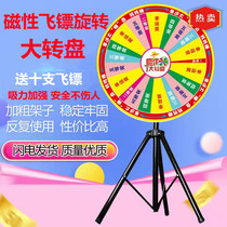 Customized magnetic darts draw big turntable dart board shopping mall activity magnetic draw dart board lucky big turntable