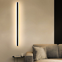Minimalist long strip wall lamp modern minimalist bedside lamp indoor living room sofa background wall lamp one-shaped led lamp