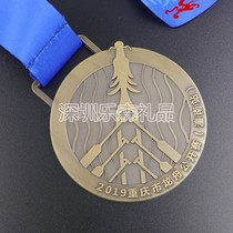 Dragon Boat Festival Dragon Boat Race paddle rowing race City marathon running metal paint medal customization