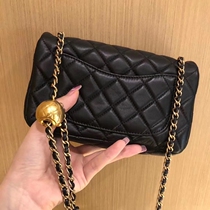 Baiyun world leather Goods City high-end customers exclusive custom small golden ball square square adjustable chain hardware film