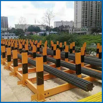  Placement of stacking racks material brackets standardized custom platforms I-shaped building materials material fields site construction steel bars