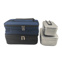 Outdoor day style thickened thermal insulation bag Rice Bag Portable men and women Insured Insulated Refreshing Lunch Box inside and outside anti-splash water