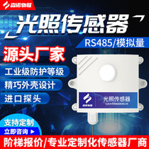 Light intensity sensor Analog indoor and outdoor waterproof greenhouse agricultural illuminometer 485 high precision detector