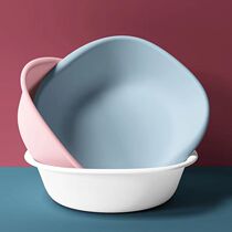 Thickened plastic washbasin deepens dormitory household bathroom size laundry basin baby vegetable wash foot basin