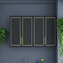 Balcony space aluminum wall cabinet Custom locker Aluminum alloy bathroom cabinet hanging cabinet storage cabinet wall cabinet