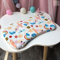 Children pupils 12-year-old pillow to special 13-year-old neck sleep zhong tong Four Seasons universal ultra-thin pillow