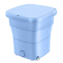 Folding Washing Machine Small Dorm Room Rental washing lingerie Underwear Wash Socks Sloppy portable Mini can be dehydrated