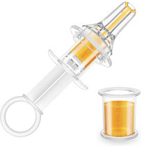 Baby silicone drug feeder newborn baby anti-choking nipple syringe drug feeding artifact drip device with scale