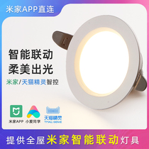 Mi home smart LED Downlight Tmall Genie home spotlight millet living room dimming embedded anti-glare ceiling lamp