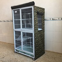 Dog cage cover rain and warm pet cage cat cage cover waterproof wind and cold resistant Oxford cloth thickened dog shed custom