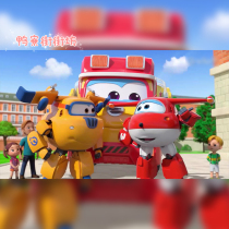 Parent-child childrens Cantonese version of the cartoon Super flying man 4 Le Di Cantonese version of the anime pre-shooting consultation