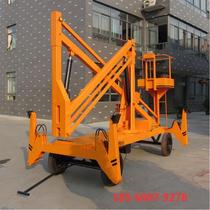 Longbo mobile crank lift electric hydraulic platform construction site small climbing car self-altitude equipment