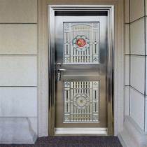 Stainless steel door 304 stainless steel door door double open door to the village gate balcony glass door household single door