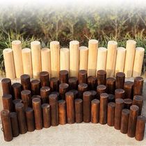 Anti-corrosion wooden fence Garden fence Flower garden Outdoor courtyard fence Outdoor fence Indoor balcony Decorative small wooden stake