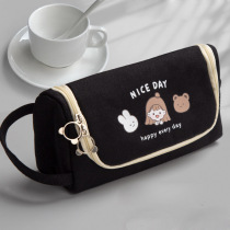 Stationery box female junior high school students 2021 new pencil case popular pencil case large capacity wind girl girl heart cute