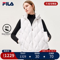 FILA Phila Fiele official womens down vest 2021 Winter new casual fashion down vest