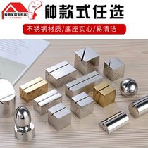 Stainless steel solid table number plate hotel seat card table card table table card table table card card buffet menu card
