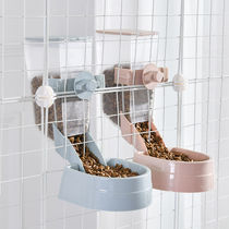 Dog automatic feeder kittens self-feeding machine dog food cat bowls food basin anti-overturning hanging bowl dog supplies