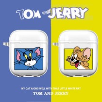 Applicable airpods protective cover airpodspro Apple wireless Bluetooth earphone case 2 3 transparent cartoon silicone