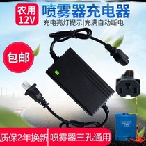 Knapsack electric agricultural sprayer charger Universal accessories medicine bucket lead-acid battery bottle 12v punch