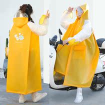 Raincoat long new rainproof female full body male summer electric car battery car riding adult single poncho