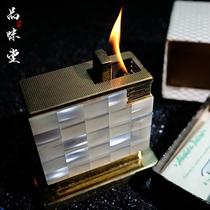  Garlic city 1950 Made in Germany AUGUSTA Augusta automatic mother shell patch antique lighter bag