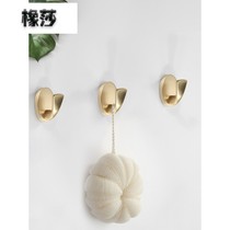 New Chinese style golden hook single modern simple door back coat hook Wardrobe underwear clothes hang clothes hook Light luxury wall hanging