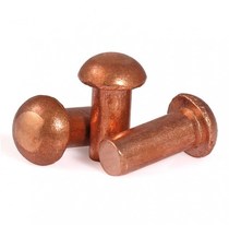 M1 5 M2 5 M3 M4 pure copper rivets copper rivets copper semi-round head rivets copper flat head rivets