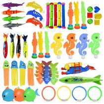 Practice closed-air diving ring training swimming stick underwater seagrass toy torpedo throwing shallow cognitive Devil Shark