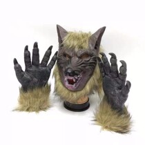 Halloween headgear wolf head Wolf gloves animal headgear mask masquerade party funny shake sound mask large quantity from excellent
