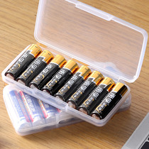 Suitable for home 5 battery case battery storage plastic box finishing box portable containing box transparent
