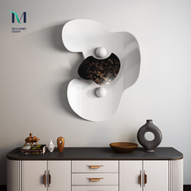 Modern simple living room wall decoration creative wall decoration bedroom background wall pendant wrought iron wall decoration