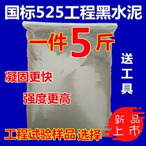 Sample blocking hole bulk high waterproof 525 fast drying engineering Wall 5kg mud Test black water filling pit label