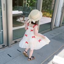 Childrens clothing 2020 Korean version of the new childrens national style dress girls summer foreign style skirt baby sundress
