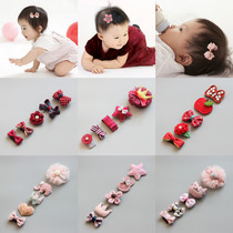 Baby hairpin does not hurt hair Baby headdress has less hair Baby fetal hair card small child princess hair clip female
