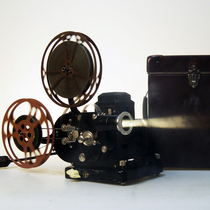 Rare Germany antique Agfa Agfa 16mm motion-picture Machine 9 5mm projector dual-use ji dai box