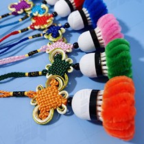 Badminton pendant jewelry bag hanging jewelry small woven handmade keychain personality cute car lock womens school bag