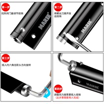 Simple door closer Hydraulic buffer Household automatic spring hole-free closure Automatic closing artifact silencer