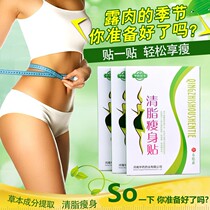  Black and white slimming moxibustion fat removal slimming lazy belly button stickers light body stickers thin body belly artifact waist fat stubborn