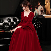 Pregnant women toast bride wedding engagement dress large size fat mm home clothing high waist belly slim female winter