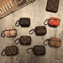 ‮ Old flower lv for Apple AirPods1 2 pro3 Bluetooth headset case case leather luxury big name