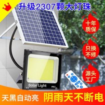 New solar lights outdoor garden lights one drag two new rural household lighting indoor dark automatic street lights