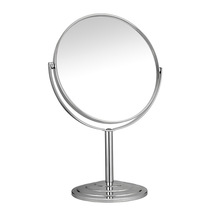 Rotating large round mirror desktop toilet bathroom bedroom high-definition vanity mirror desktop makeup mirror net red trial mirror