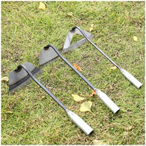 Medicine hoe small hoe weeding tool planting flowers planting vegetables loose soil agricultural tools wooden handle household small hoe weeding practical