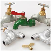 4 points cast iron tap water quick-open faucet 6 old-fashioned slow-open with lock flat mouth galvanized key plastic Iron faucet