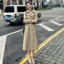 ZYRODIA spring new Korean version of the Korean version of the air quality light cooked female lace in thin pure color with long style coat of wind