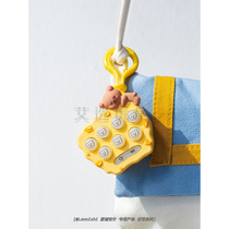 Childrens educational toys mini-hamster handheld game machine sound and light Electric keychain trembles with small gifts