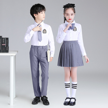 Children's Performance Clothing Primary and Secondary School Students Chorus Clothing Poetry Recitation Clothing Kindergarten Clothing Class Clothing English Style School Uniform