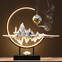 Reverse incense burner with personalized hanging indoor incense creative Zen sandalwood agarwood tea ceremony room ceramic ornaments